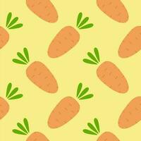 carrot seamless pattern vector illustration