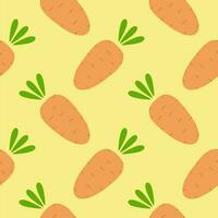 carrot seamless pattern vector illustration