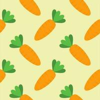 carrot seamless pattern vector illustration