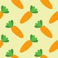 carrot seamless pattern vector illustration