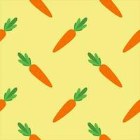 carrot seamless pattern vector illustration