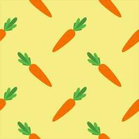 carrot seamless pattern vector illustration