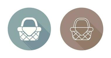 Picnic Basket Vector Icon