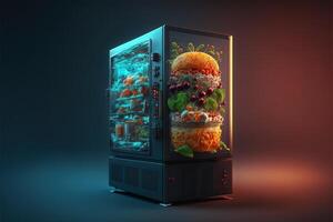 wireless smart food machine creator replicator of the future photo