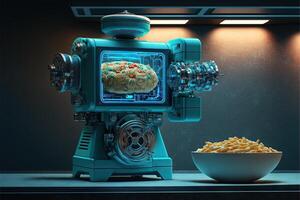 wireless smart food machine creator replicator of the future photo