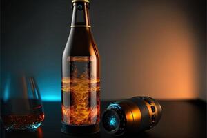 smart intelligent drink maker bottle of the future photo