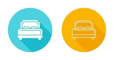 Hotel Bed Vector Icon