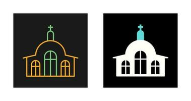 icono de vector de iglesia