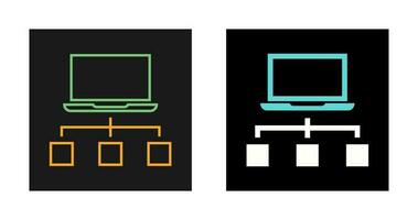 icono de vector de conexión del sistema