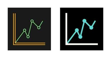 Statistical Graph Vector Icon