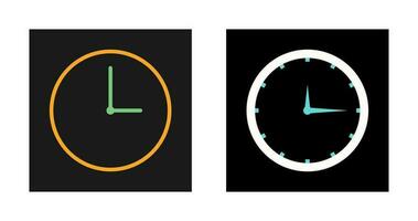 icono de vector de reloj