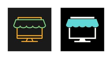 Online Shopping Website Vector Icon