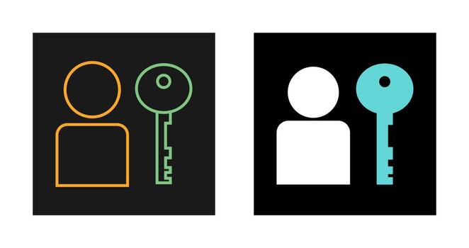 User Authentication Vector Icon