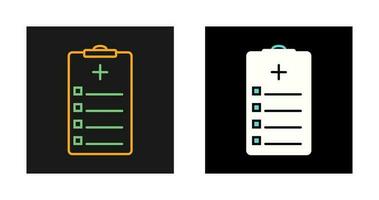 Medical Chart Vector Icon