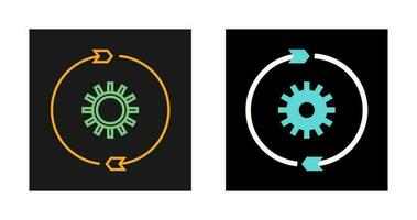 icono de vector de configuración de conversión