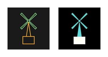 Windmills Vector Icon