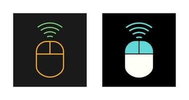 icono de vector de dispositivo de entrada inalámbrica