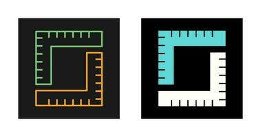 icono de vector de medición