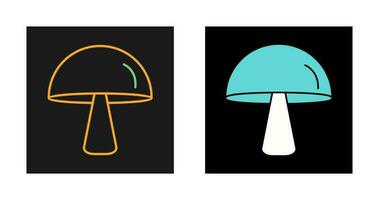 Single Mushroom Vector Icon