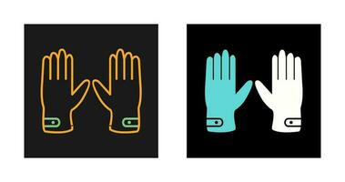 Leather Gloves Vector Icon