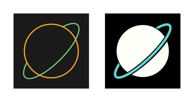 Saturn Vector Icon