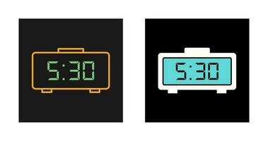 icono de vector de reloj digital