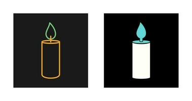 Lit Candle Vector Icon