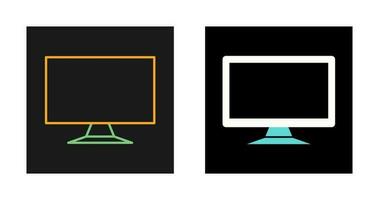 LCD Screen Vector Icon