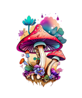 Magical Mushroom Sublimation png