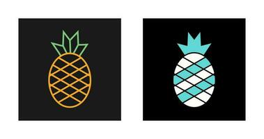 icono de vector de piña