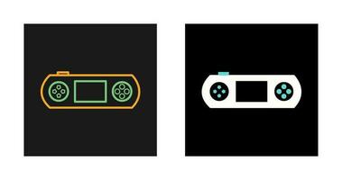 icono de vector de consola de juegos