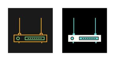 icono de vector de enrutador wifi