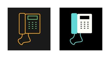 Telephone Set Vector Icon