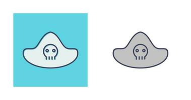 icono de vector de sombrero pirata