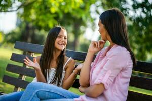 Mother and daughter spending time together photo