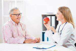 A patient in a doctor's office photo