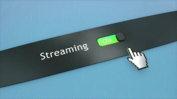 Application system setting Streaming video