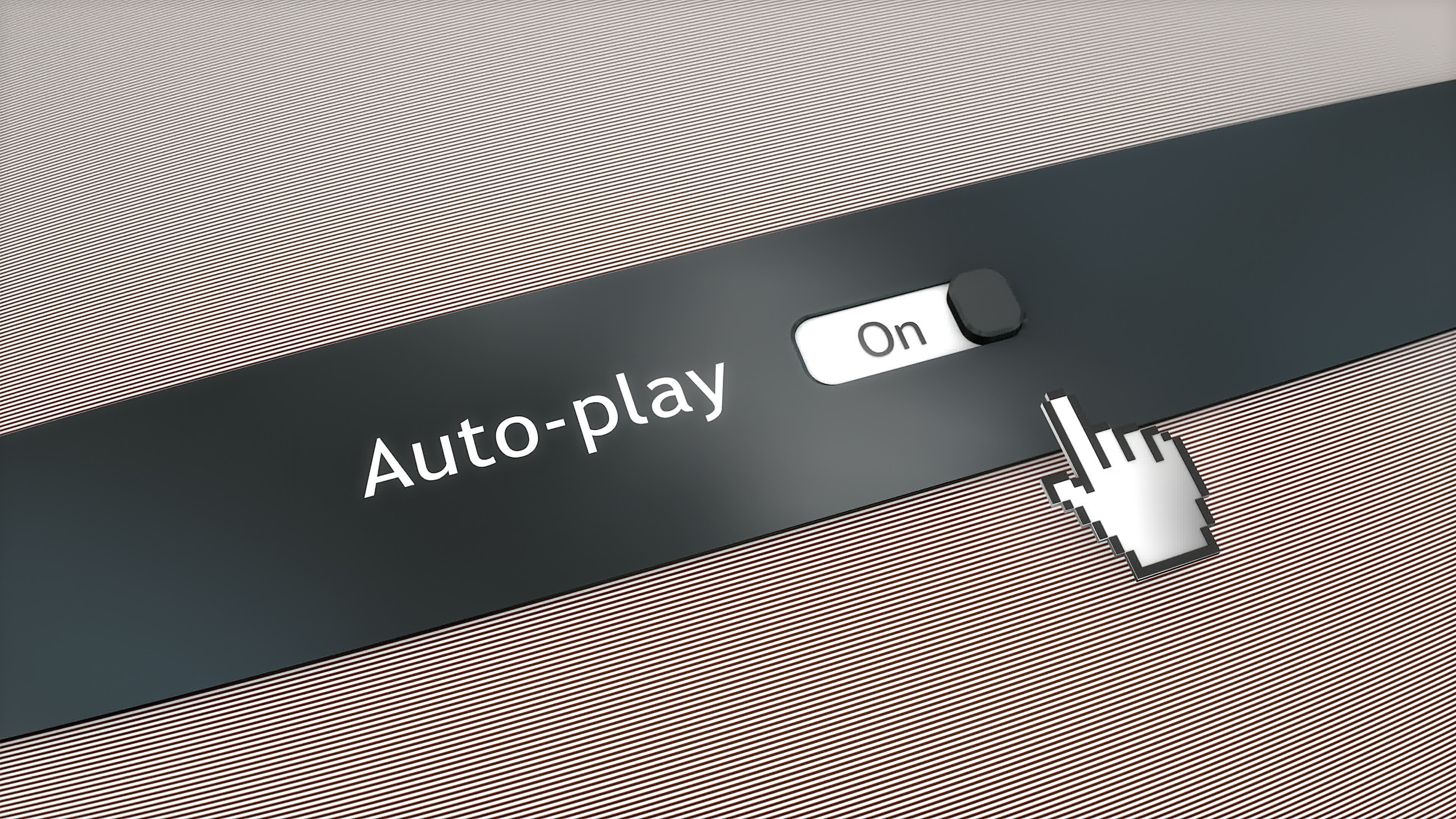 Application system setting Auto play 23950053 Stock Video at Vecteezy
