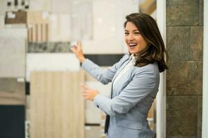 Women who own a bathroom-related shop photo