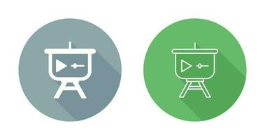 Video Presentation Vector Icon