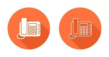 Land Line Phone Vector Icon