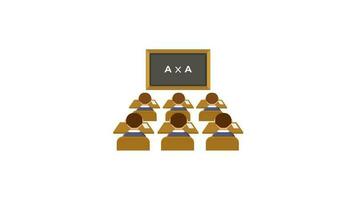 class room Icon of nice animated for your creative project videos easy to use with Transparent Background