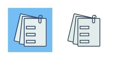 Attached Documents Vector Icon