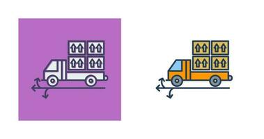 Multiple Delivery Points Vector Icon