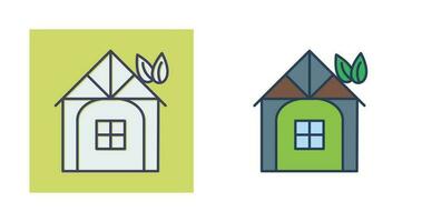 Eco friendly House Vector Icon