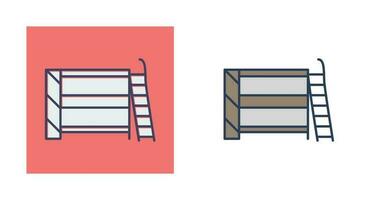 Bunk bed Vector Icon