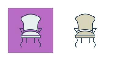 icono de vector de silla cómoda