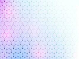 Abstract Gradient Hexagon Pattern Background. vector