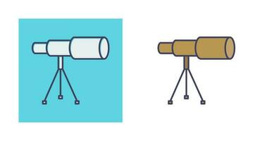 Telescope on Stand Vector Icon