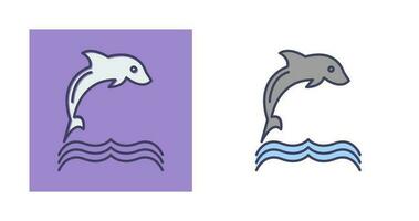 Dolphin Vector Icon